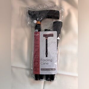 Equate Folding Cane for Adults/Seniors, Height Adjustable 300 lb Weight Capacity